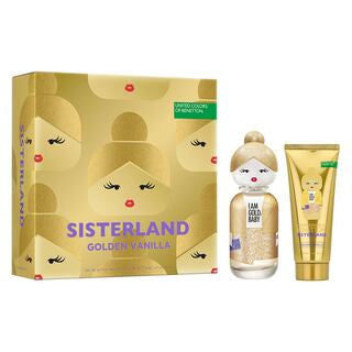 BENETTON SET SISTERLAND GOLDEN VANILLA FOR WOMAN 2 PZAS