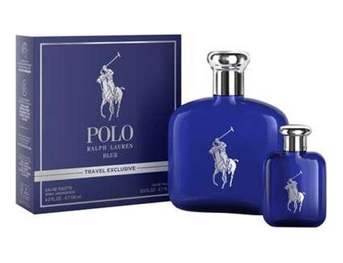 RALPH LAUREN SET POLO BLUE EDT FOR MEN 2 PZAS