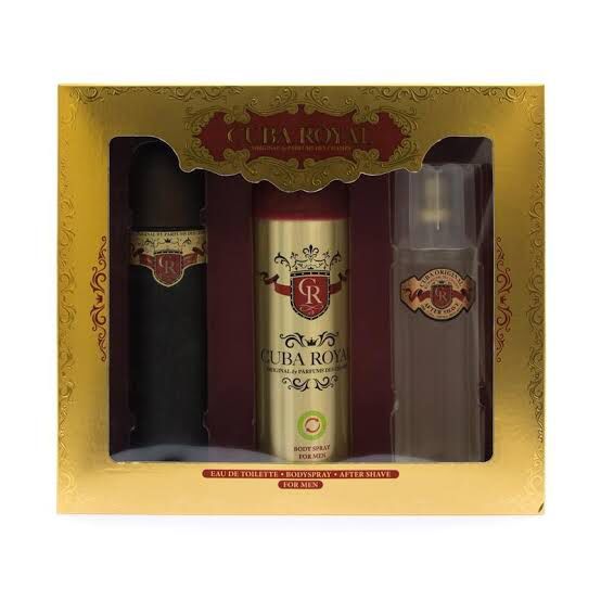 CUBA SET ROYAL FOR MEN 3 PZAS