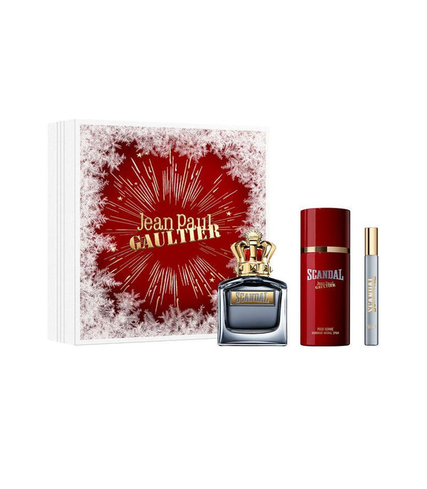 JEAN PAUL GAULTIER SET SCANDAL POUR HOMME EDT 3PZAS