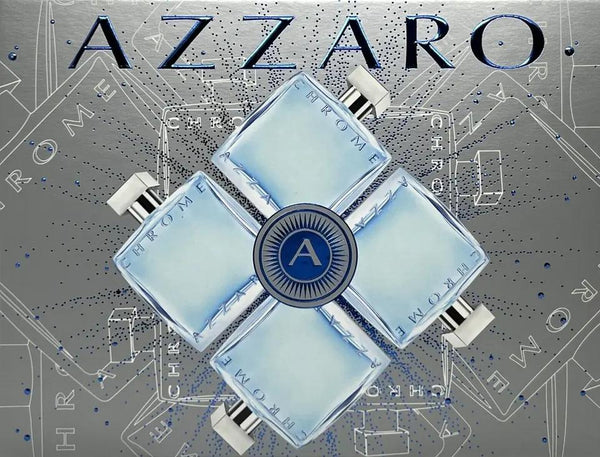 AZZARO SET AZZARO CHROME POUR HOMME  2 PZAS