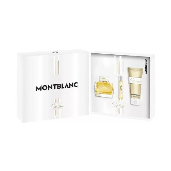 MONT BLANC SET SIGNATURE POUR FEMME EDP 3PZAS