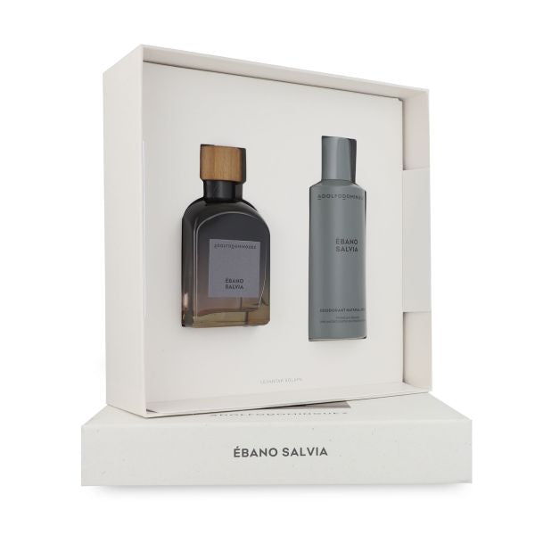 ADOLFO DOMINGUEZ SET EBANO SALVIA HOMBRE 2 PZAS