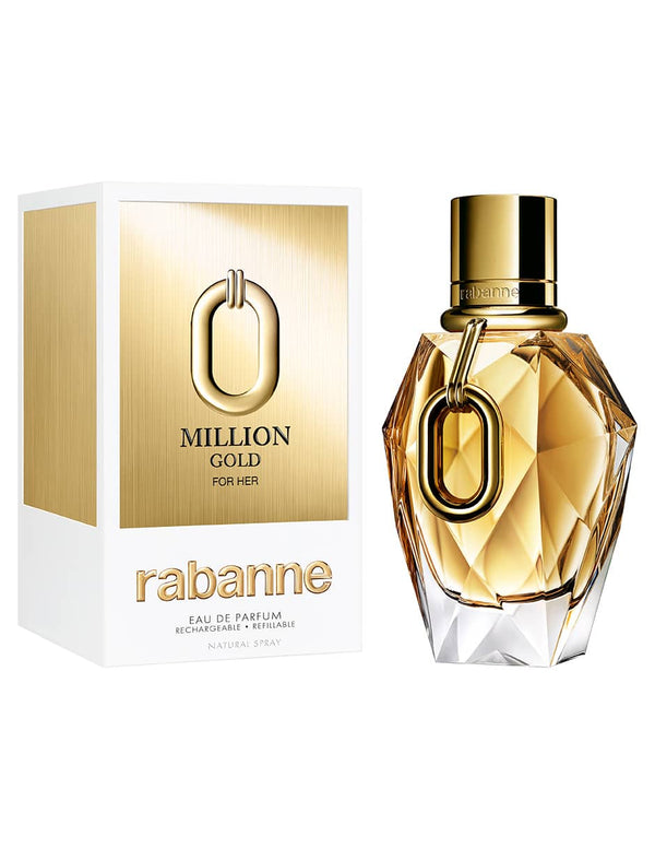 PACO RABANNE LADY MILLON GOLD REFILLABLE POUR FEMME EDP 90ML