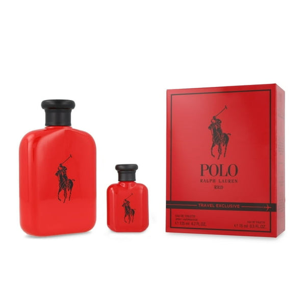 RALPH LAUREN SET POLO RED EDT FOR MEN 2 PZAS