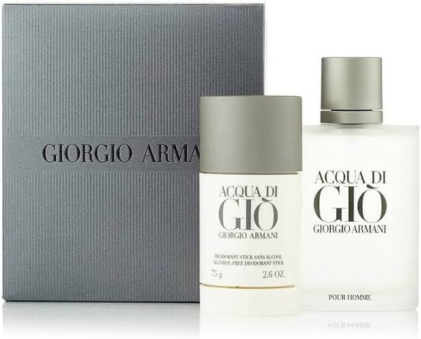 GIORGO ARMANI SET ACQUA DI GIO POUR HOMME 2 PZAS