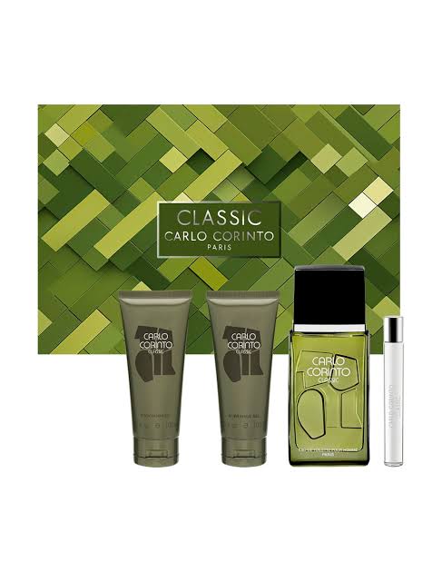 CARLO CORINTO SET CLASSIC FOR MEN 4 PZAS