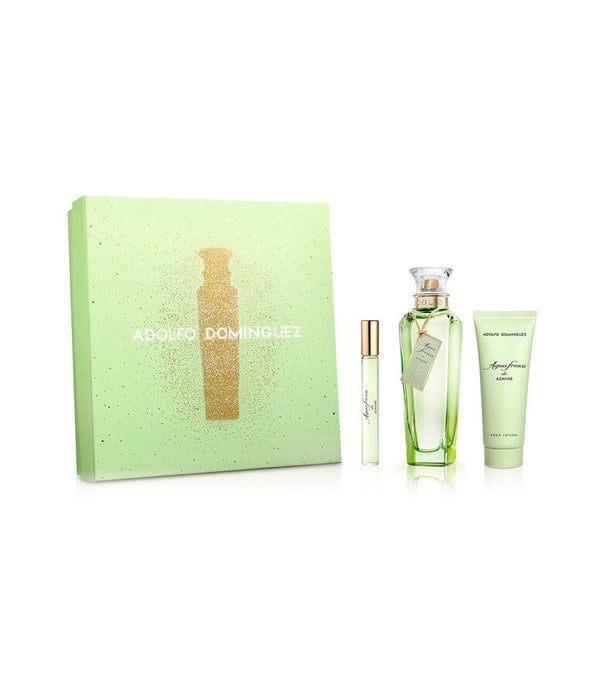 ADOLFO DOMINGUEZ SET AGUA FRESCA DE AZAHAR MUJER EDT 3 PZAS