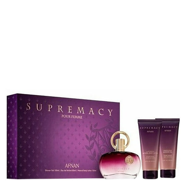 AFNAN SET SUPREMACY POUR FEMME EDP 3PZAS