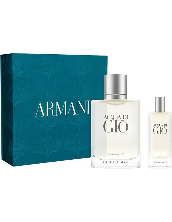 GIORGO ARMANI SET ACQUA DI GIO EDT POUR HOMME 2 PZAS