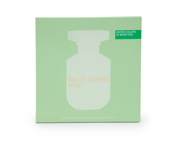 BENETTON SET LIVE FREE FOR HER EDT 2 PZAS