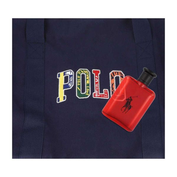 RALPH LAUREN SET POLO RED / MALETA FOR MEN 2 PZAS