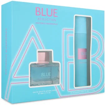 ANTONIO BANDERAS SET BLUE SEDUCTION FOR HER 2 PZAS