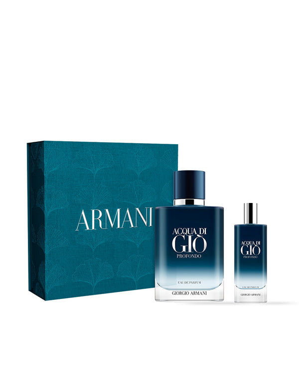 GIORGO ARMANI SET ACQUA DI GIO PROFONDO POUR HOMME EDP 2PZAS