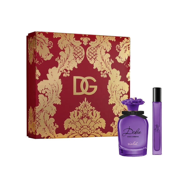 DOLCE AND GABBANA SET VIOLET POUR FEMME 2PZAS