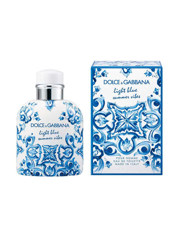 DOLCE AND GABBANA LIGHT BLUE SUMMER VIBES POUR HOMME EDT 125ML