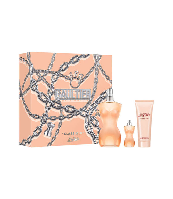 JEAN PAUL GAULTIER SET CLASSIQUE POUR FEMME EDP 3 PZAS