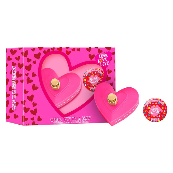 AGATHA RUIZ DE LA PRADA SET LOVE LOVE LOVE PARA MUJER EDT 2 PZAS