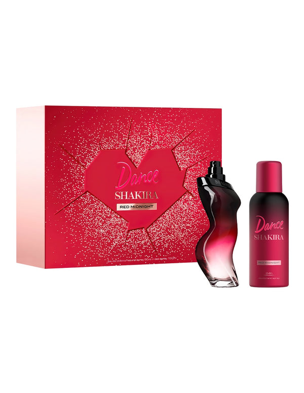 SHAKIRA SET DANCE RED MIDNIGHT FOR WOMAN EDT 2 PZAS