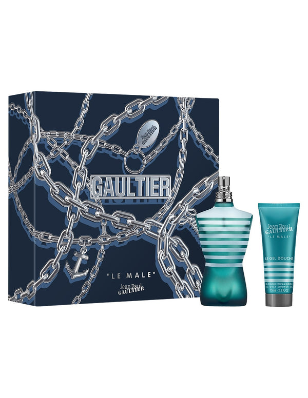 JEAN PAUL GAULTIER SET LE MALE POUR HOMME EDT 125ML, 2 PZAS