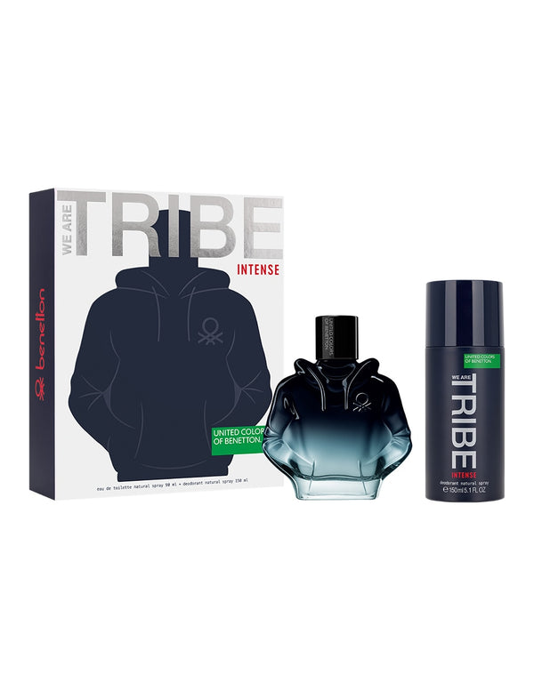 BENETTON SET WE ARE TRIBE INTENSE FOR HIM EDP 2 PZAS 90ML