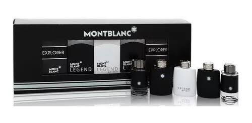 MONT BLANC SET MINIS POUR HOMME 5 PZAS