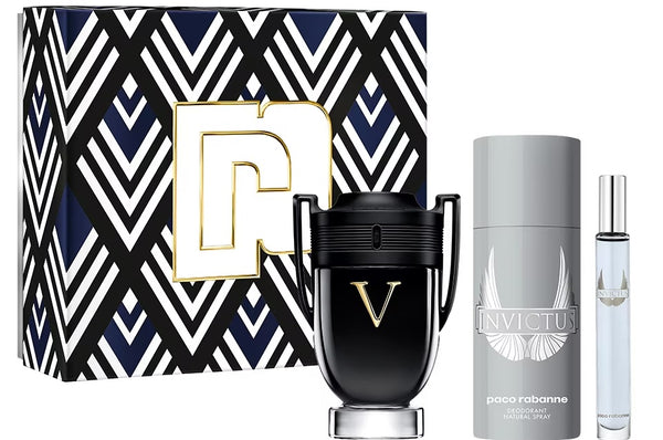 PACO RABANNE SET INVICTUS VICTORY POUR HOMME EDP 3 PZAS