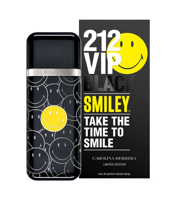 CAROLINA HERRERA 212 VIP BLACK SMILEY FOR MEN EDP 100ML