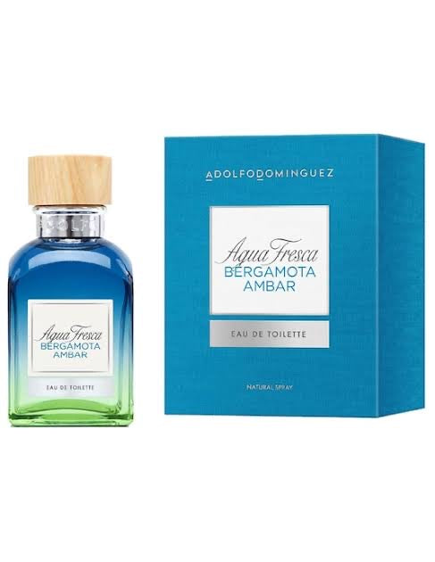 ADOLFO DOMINGUEZ AGUA FRESCA BERGAMOTA AMBAR HOMBRE EDT 120ML