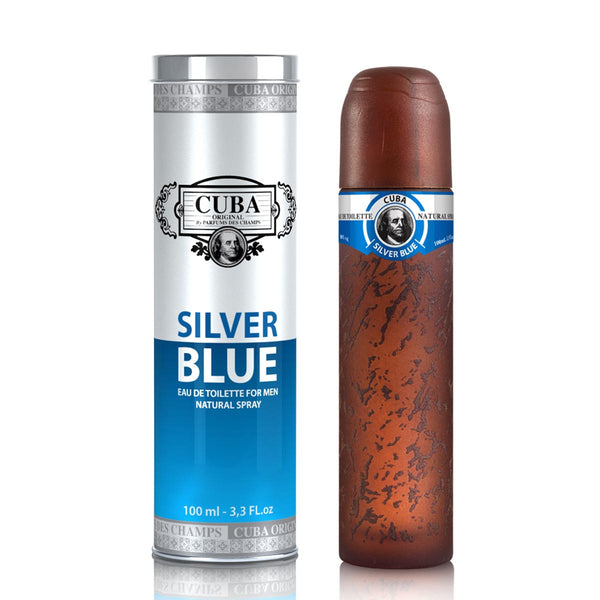 CUBA SILVER BLUE FOR MEN EDT 100ML