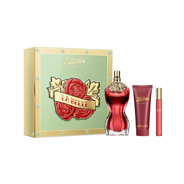 JEAN PAUL GAULTIER SET LA BELLE POUR FEMME EDP 3 PZAS