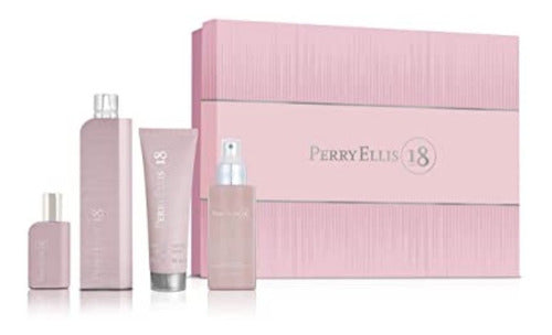 PERRY ELLIS SET PERRY ELLIS 18 FOR WOMAN 4 PZAS