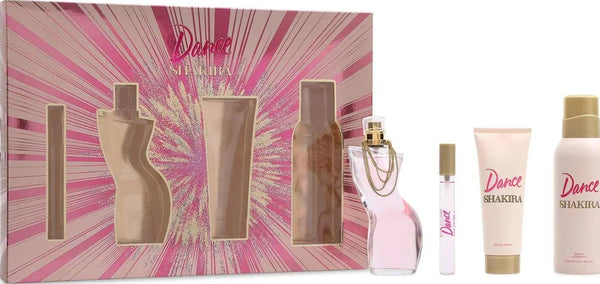 SHAKIRA SET DANCE FOR WOMAN EDT 4 PZAS