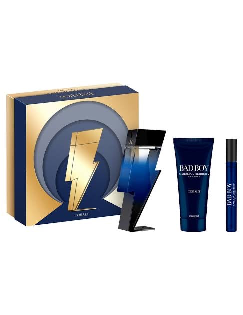 CAROLINA HERRERA SET BAD BOY COBALT 3 PZAS