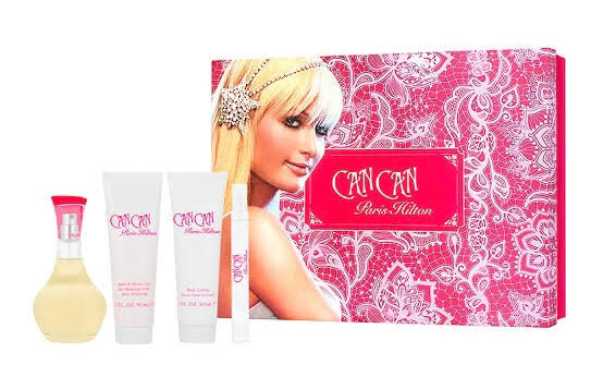 PARIS HILTON SET CAN CAN FOR WOMEN EDP 4 PZAS