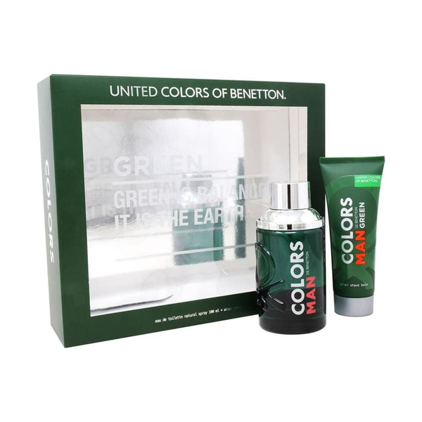 BENETTON SET COLORS GREEN 2 PZAS