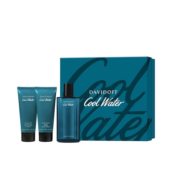 DAVIDOFF SET COOL WATER FOR HIM 3 PZAS