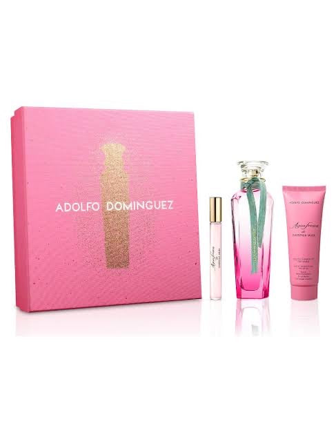 ADOLFO DOMINGUEZ SET AGUA FRESCA DE GARDENIA MUSK MUJER EDT 3 PZAS