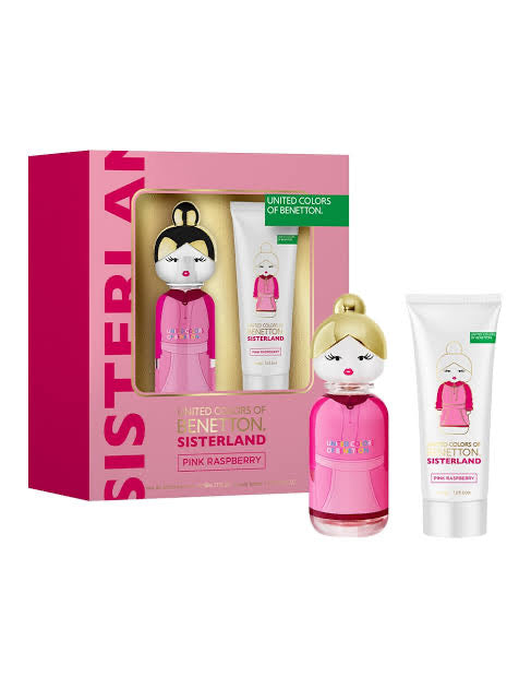 BENETTON SET PINK RASPBERRY 2 PZAS