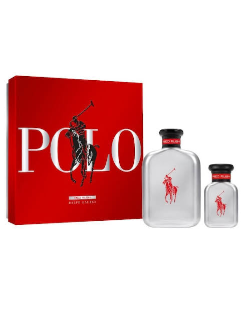 RALPH LAUREN SET POLO RED RUSH FOR MEN 2 PZAS