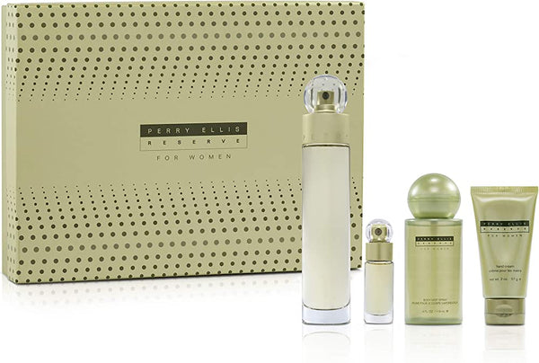 PERRY ELLIS SET RESERVE FOR WOMAN 4 PZAS