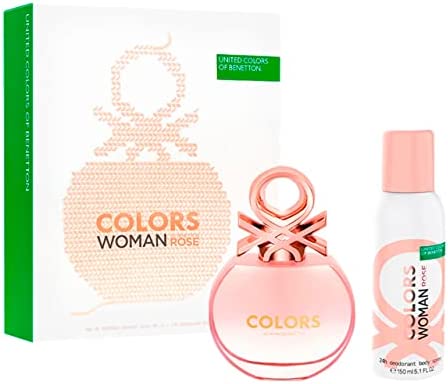 BENETTON SET COLORS ROSE EDT 2 PZAS