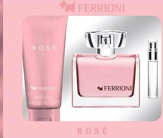 FERRIONI SET ROSE FOR HER 3 PZAS